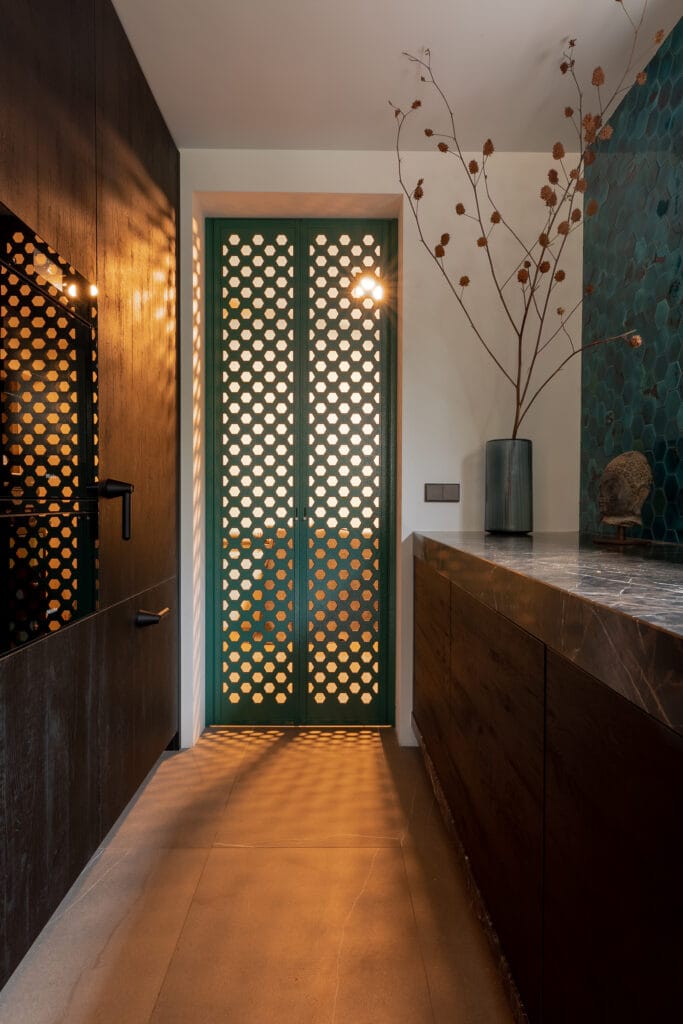 fractions bij stijlvol interieur van woning